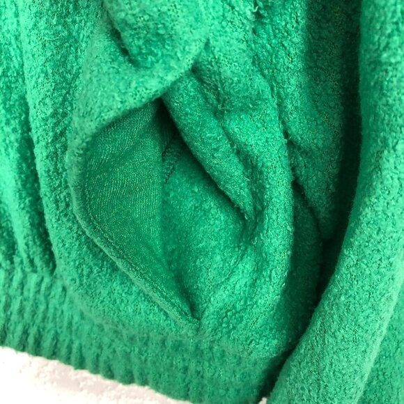 Out From Under Green Cropped Hoodie Size S - Picture 5 of 6